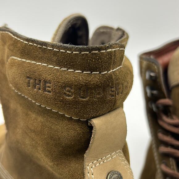 THE SUPERDRY CO. EDMOND COGNAC MENS LEATHER BOOT SIZE 12 main image 11